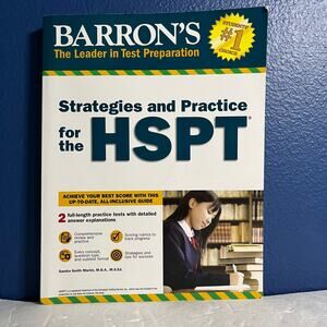 Barron’s HSPT Strategies and Practice - Test Prep Guide (2018 Edition)
